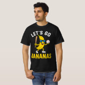 Lasst uns Bananen Funny Banana gehen T-Shirt (Vorne ganz)