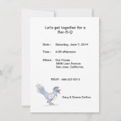 Lasst uns Bar-B-Q einladen Einladung (Rückseite)