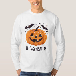 Lasst uns Batty Halloween Pumpkin holen T-Shirt