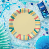 Lasst uns Beachy mehrfarbig bekommen Pappteller (Party)