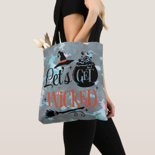 Lasst uns beißende Hexen, Pastel Rainbow Halloween Tasche