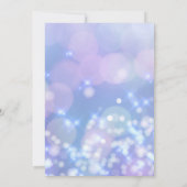 Lasst uns beleuchten - Blaue Glitzern Funny Hanukk Einladung (Rückseite)