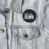 Lasst uns Bergsteigen Button (Beispiel)