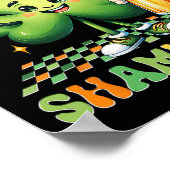 Lasst uns besoffen werden Lustiger St. Patricks Da Poster (Ecke)