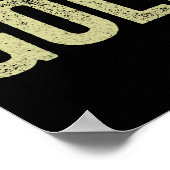 Lasst uns Betrunken werden und den Golfplatz voran Poster (Ecke)