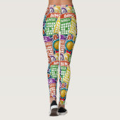 Lasst uns BINGO Pop Fashion Leggings (Rückseite)