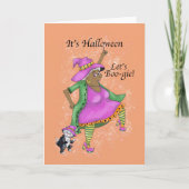 Lasst uns Boo-gie Karte (Vorderseite)