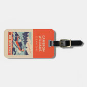 Lasst uns Boote fahren gehen Gepäckanhänger (Vorderseite horizontal)