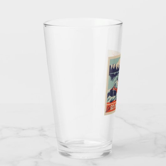 Lasst uns Boote fahren gehen Glas (Rechts)