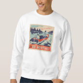 Lasst uns Boote fahren gehen Sweatshirt (Vorderseite)