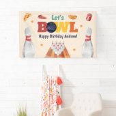 Lasst uns Bowling Geburtstagsbanner bowlen Banner (Insitu)