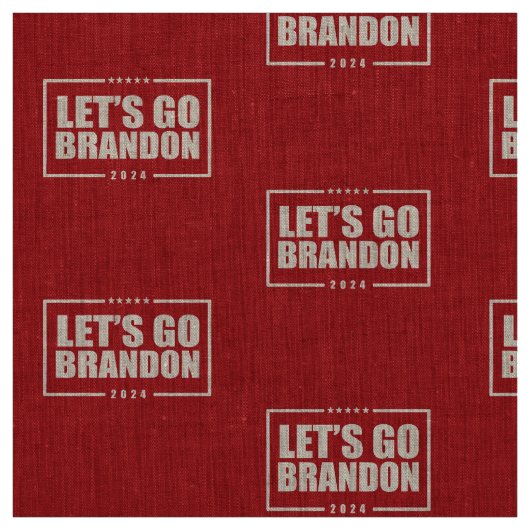 Lasst uns Brandon 2024 gehen Stoff (Muster)