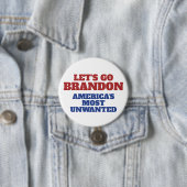 Lasst uns Brandon Amerikas unerwünschtesten sein Button (Beispiel)