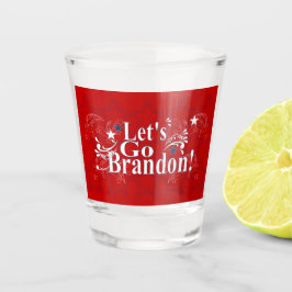 Lasst uns Brandon Bandana Shot Glass gehen Schnapsglas