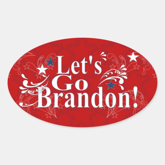 Lasst uns Brandon Bandana Stickers gehen (Vorderseite)