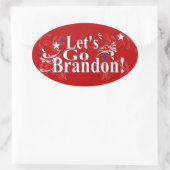 Lasst uns Brandon Bandana Stickers gehen (Tasche)