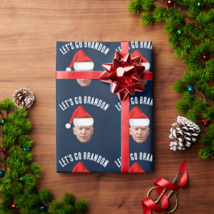 LASST UNS BRANDON BIDEN WEIHNACHTSVERPACKUNGSPAPIE GESCHENKPAPIER