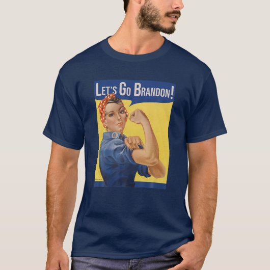 Lasst uns Brandon blau machen T-Shirt (Vorderseite)