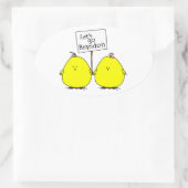 Lasst uns Brandon Chicks Sticker gehen (Tasche)