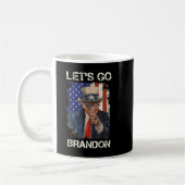Lasst uns Brandon, die konservative US-Flagge, Tru Kaffeetasse (Links)