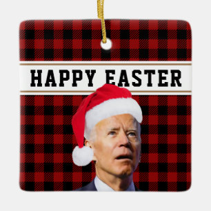 Lasst uns Brandon FJB Xmas gehen, Happy Oaster Keramikornament