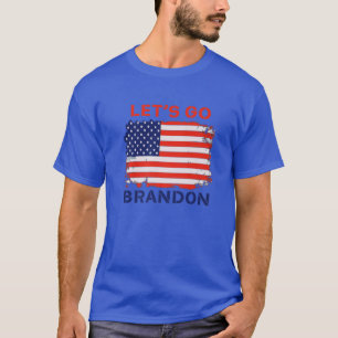Lasst uns Brandon, Funny Meme Chant Gi, die amerik T-Shirt