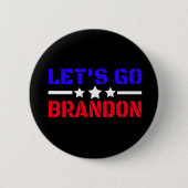 Lasst uns Brandon gehen Button (Vorderseite)