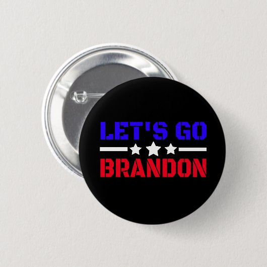 Lasst uns Brandon gehen Button (Vorne & Hinten)