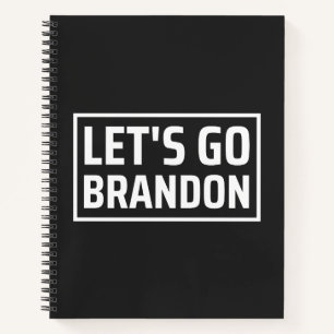 Lasst uns Brandon gehen lasst uns Brandon gehen Notizblock