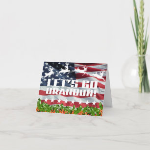 LASST UNS BRANDON GEHEN! [Schriftart 3] Weihnachts Karte