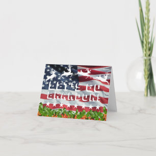 LASST UNS BRANDON GEHEN! [Schriftart 4] Weihnachts Karte