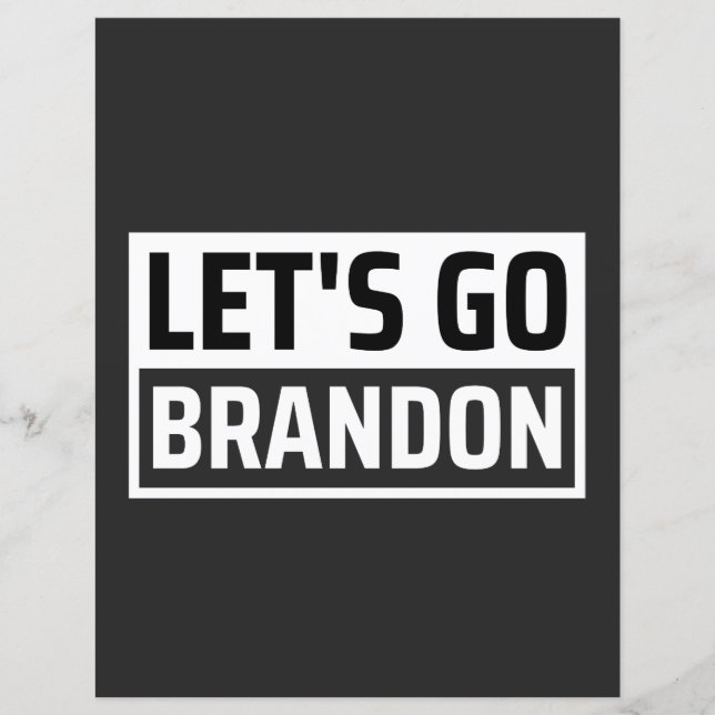 Lasst uns Brandon machen (Vorderseite)
