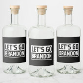 Lasst uns Brandon machen Alkoholflaschenetikett (Flaschen)