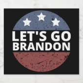 Lasst uns Brandon machen Alkoholflaschenetikett (Einzelnes Label)