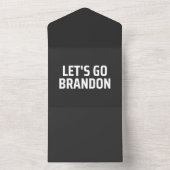 Lasst uns Brandon machen All In One Einladung (Innen Boden)