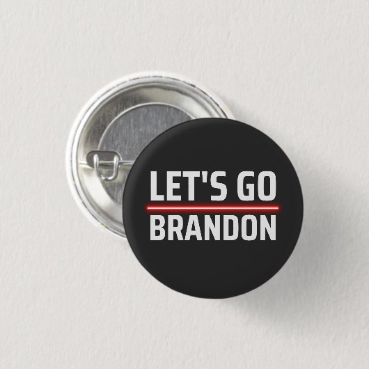 Lasst uns Brandon machen Button (Vorne & Hinten)