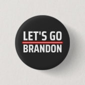 Lasst uns Brandon machen Button (Vorderseite)