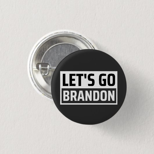 Lasst uns Brandon machen Button (Vorne & Hinten)