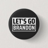 Lasst uns Brandon machen Button (Vorderseite)