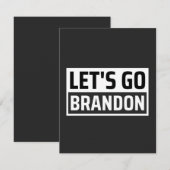 Lasst uns Brandon machen Dankeskarte (Vorne/Hinten)