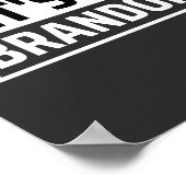 Lasst uns Brandon machen Poster (Ecke)