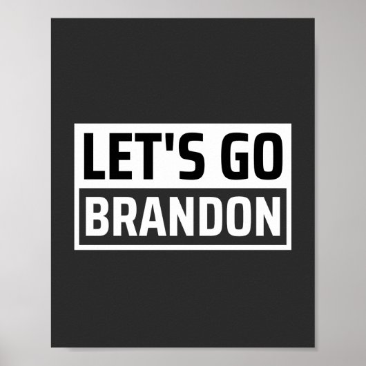 Lasst uns Brandon machen Poster (Vorne)