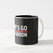 Lasst uns Brandon machen Zweifarbige Tasse (VorderseiteRechts)