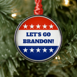 Lasst uns Brandon Metal Ornament gehen
