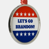Lasst uns Brandon Metal Ornament gehen (Rechts)