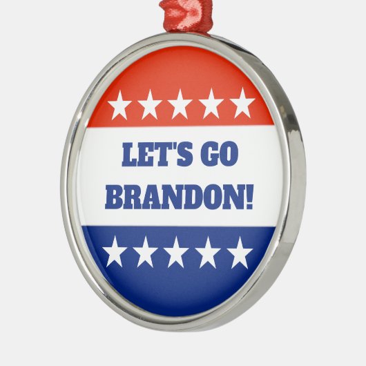 Lasst uns Brandon Metal Ornament gehen (Links)