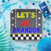 Lasst uns Brandon-Papierplatte machen Pappteller (Party)