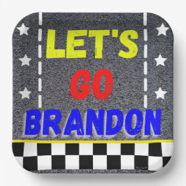 Lasst uns Brandon-Papierplatte machen Pappteller