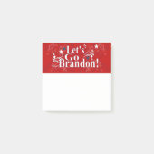 Lasst uns Brandon-Post-it-Notizen machen Post-it Klebezettel (Vorderseite)