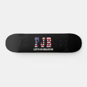 Lasst uns Brandon Skateboard gehen, 7¾ Zoll Deck (Horizontal)